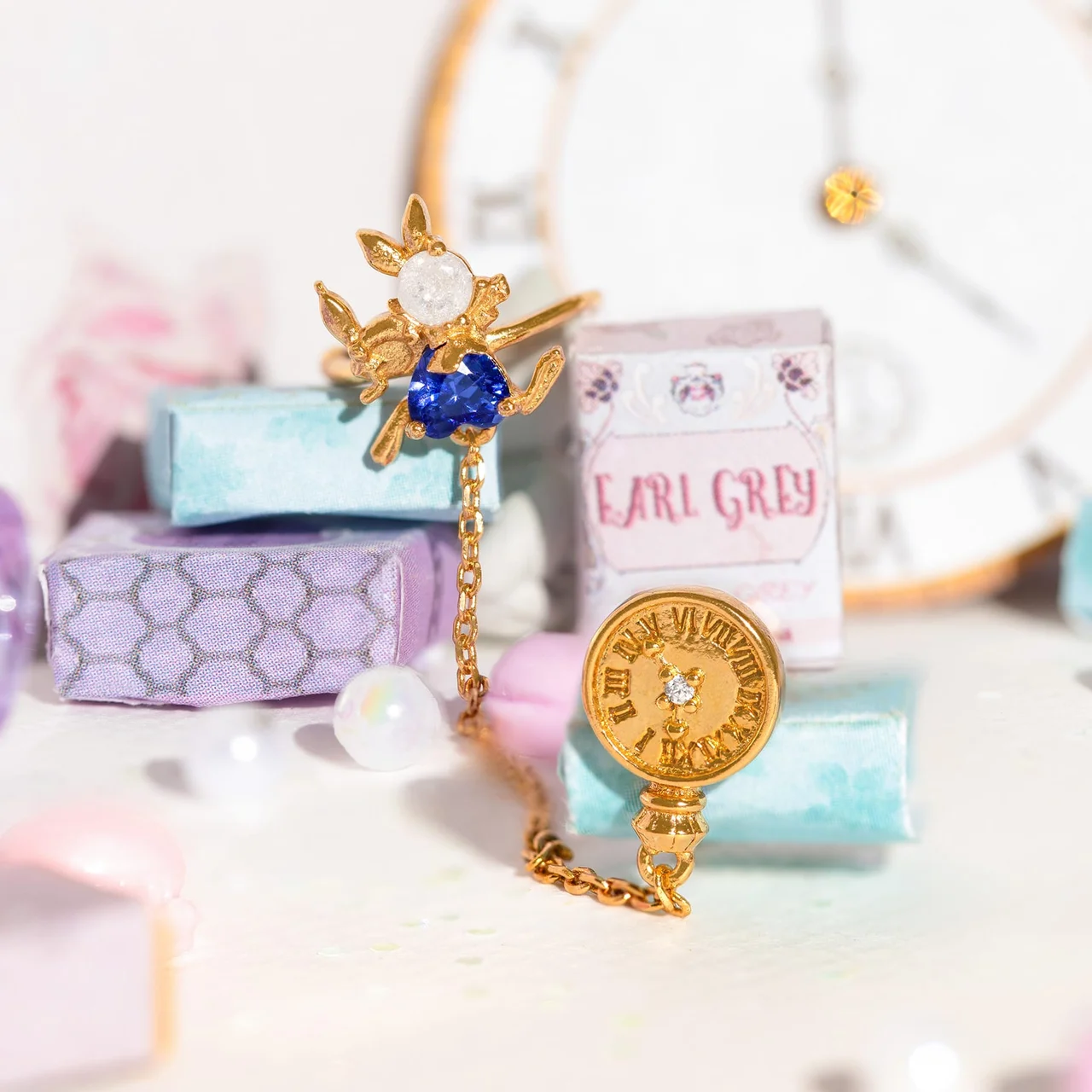 Disney Alice in Wonderland White Rabbit Earring + Ear Cuff - Image 3