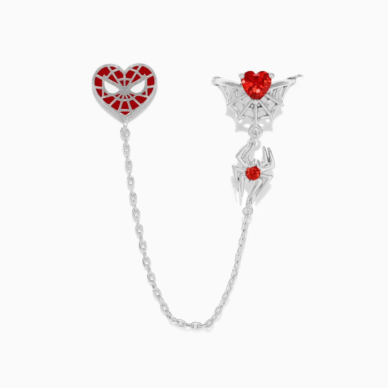 Marvel''s Spider-Man Web of Love Ear Cuff + Stud - Image 7