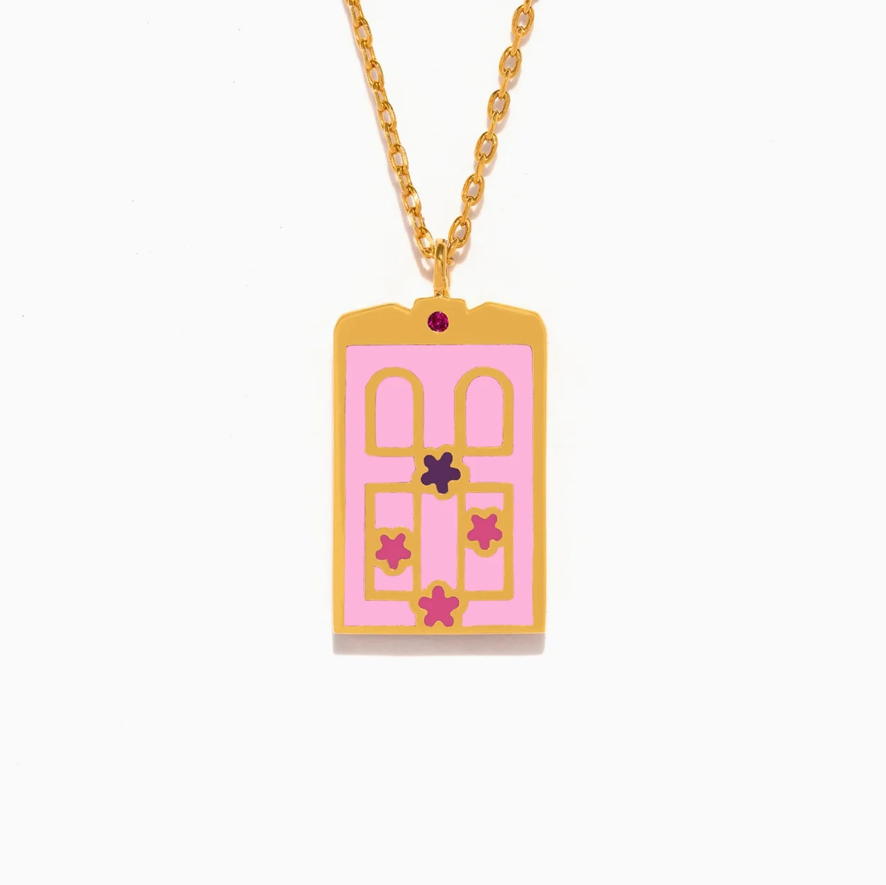 Pixar Monsters, Inc. Boo''s Door Necklace